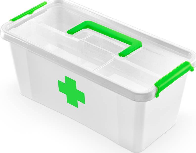 ORPLAST Apteczka Antibacterial First aid 8,0 handle + Insert 40x20