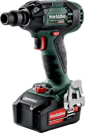 Klucz udarowy Metabo METABO KLUCZ UDAROWY 18V 300Nm 2x5,2Ah LI-ION BEZSZCZOTKOWY LTX 300 BL MET602395650