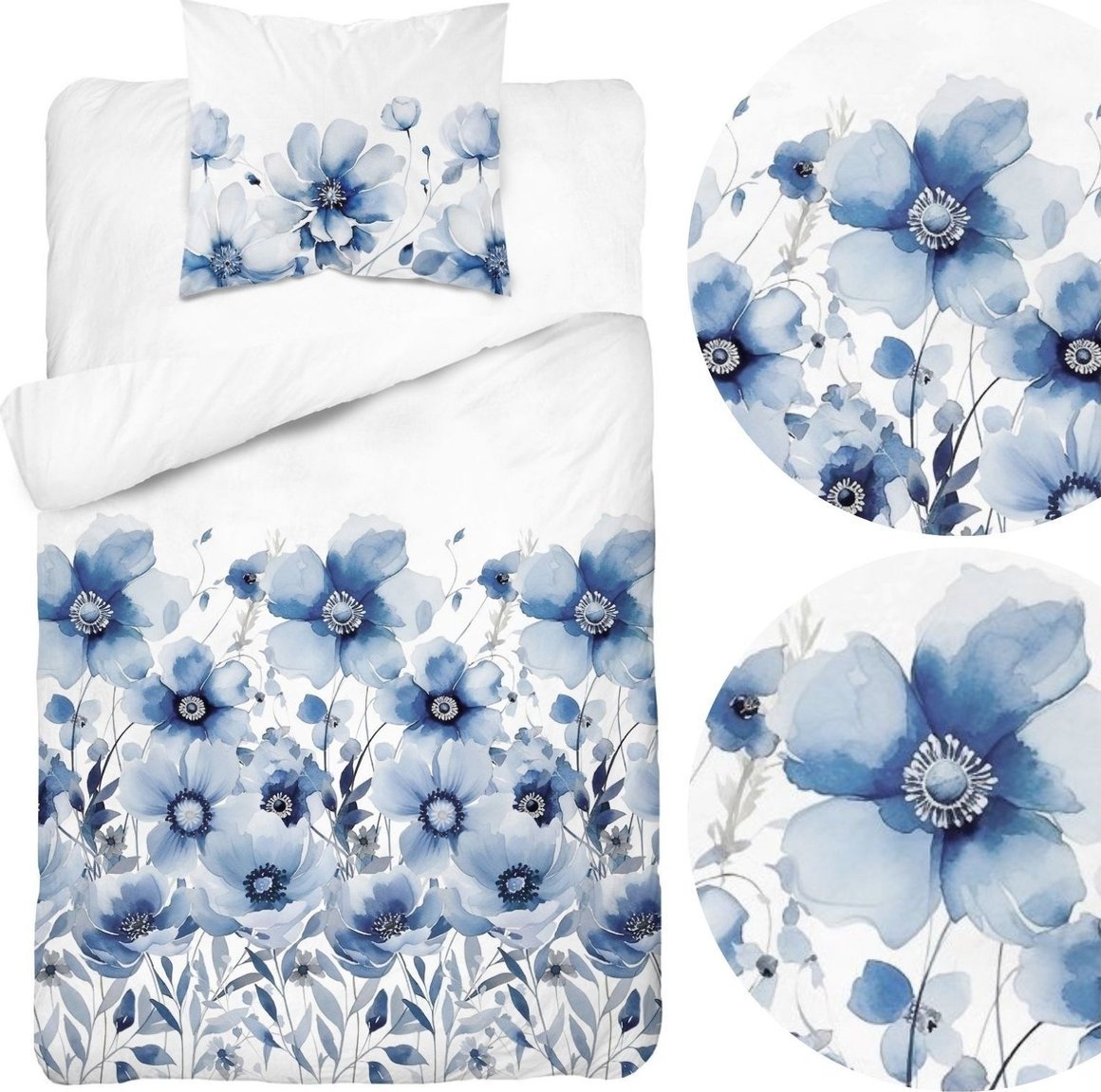 Detexpol Pościel 140 x 200 2cz Asti Satynowa Bawełna 4923_A