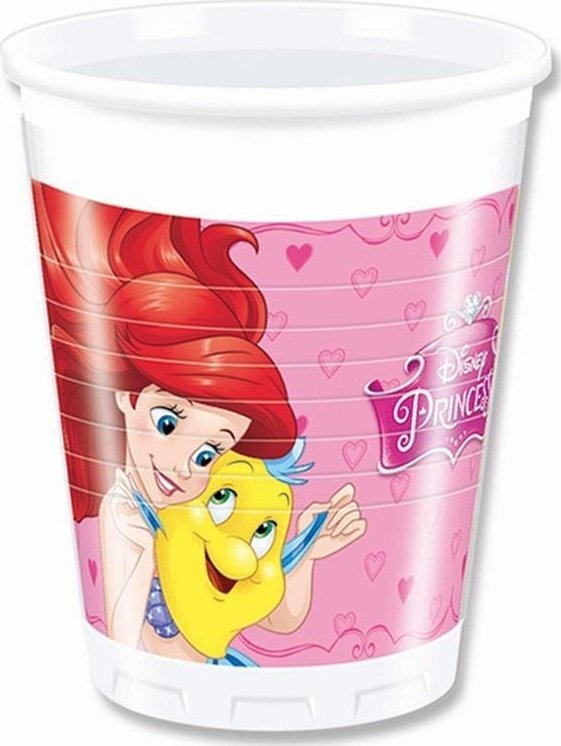 Kubeczki plastikowe Princess Dreaming 200ml 8szt