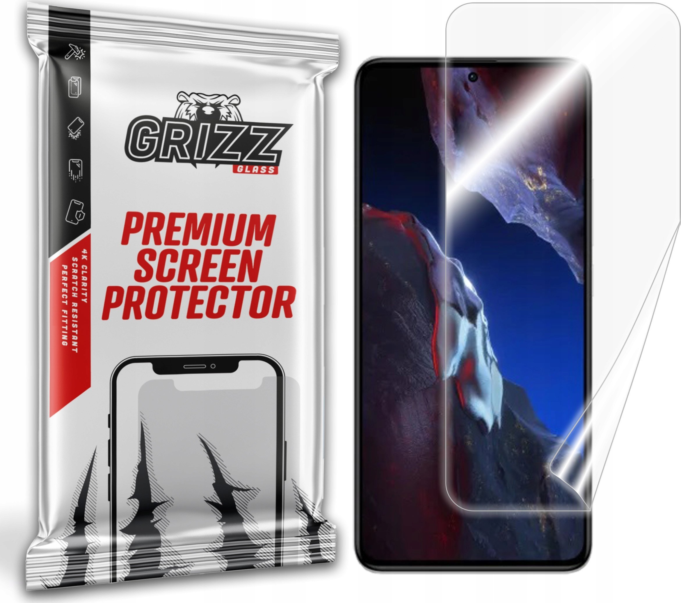 GrizzGlass Folia ceramiczna GrizzGlass CeramicFilm Xiaomi Poco F5 Pro