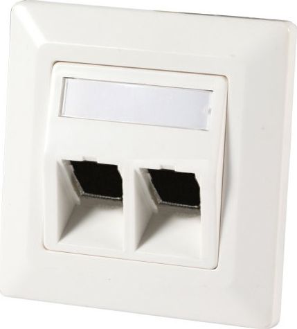 EFB Obudowa gniazda na 2 adaptery światłowodowe SC/LC podtynkowa