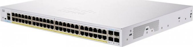 Cisco switch CBS250-48P-4G, 48xGbE RJ45, 4xSFP, PoE+, 370W (CBS25048P4GEURF)