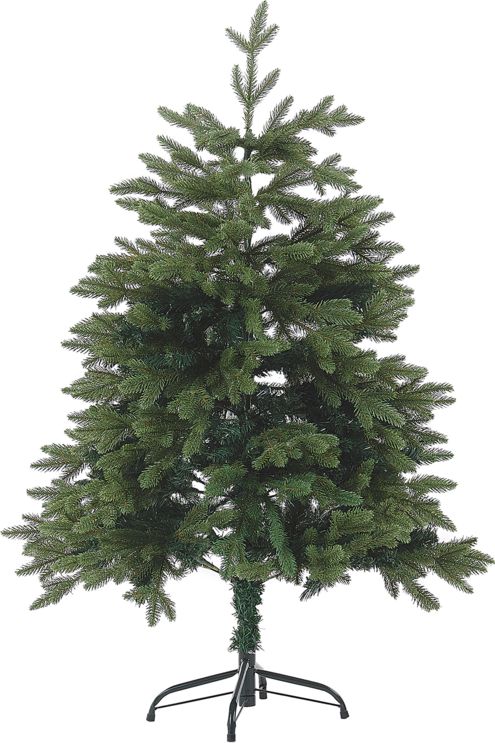 Beliani Choinka sztuczna Huxley na stojaku Zielona