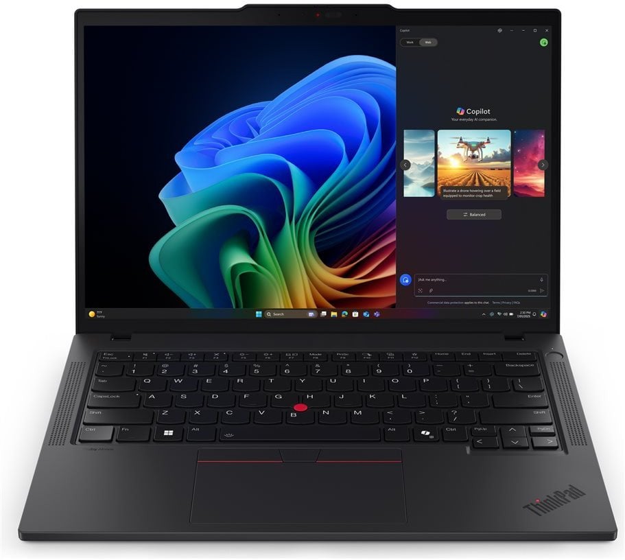 Lenovo ThinkPad T14 Gen 6 21QC - 180deg-Scharnierdesign - Intel Core Ultra 5 225U - Win 11 Pro - Intel Graphics - 32 GB RAM - 1 TB SSD TCG Opal Encryp
