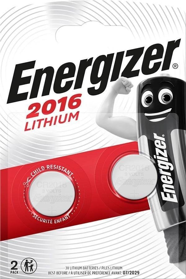 Energizer ENERGIZER BATERIE SPECJALISTYCZNA LITHIUM CR2016 2 SZTUKI 3V