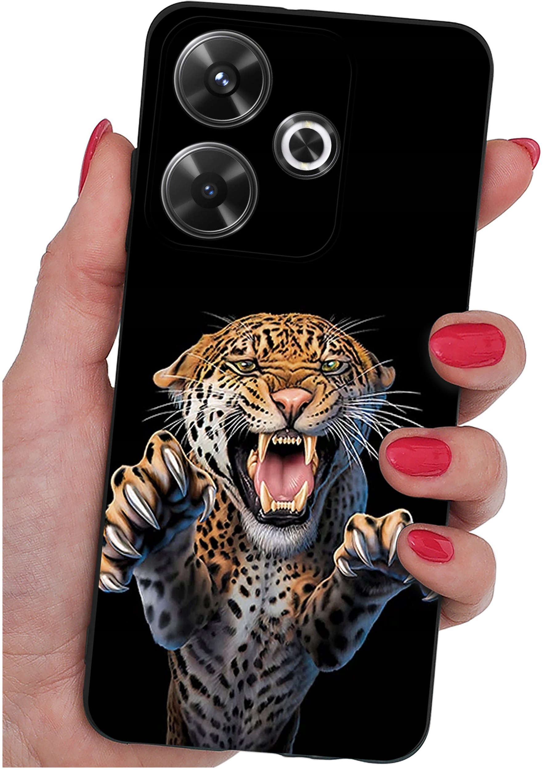 Etui do Xiaomi Redmi 13 4G WZORY |SILIKONOWE MATT CASE + SZKŁO 9H