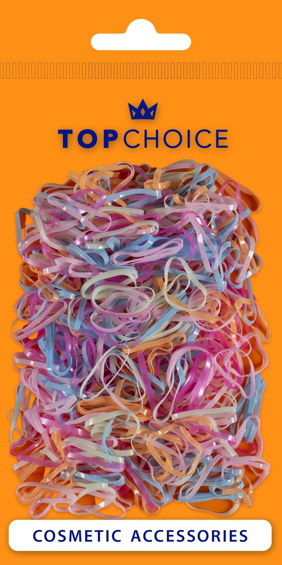 Top Choice TOP CHOICE Gumki do włosów - mix kolorów (26942) 1 op. - 500 szt.
