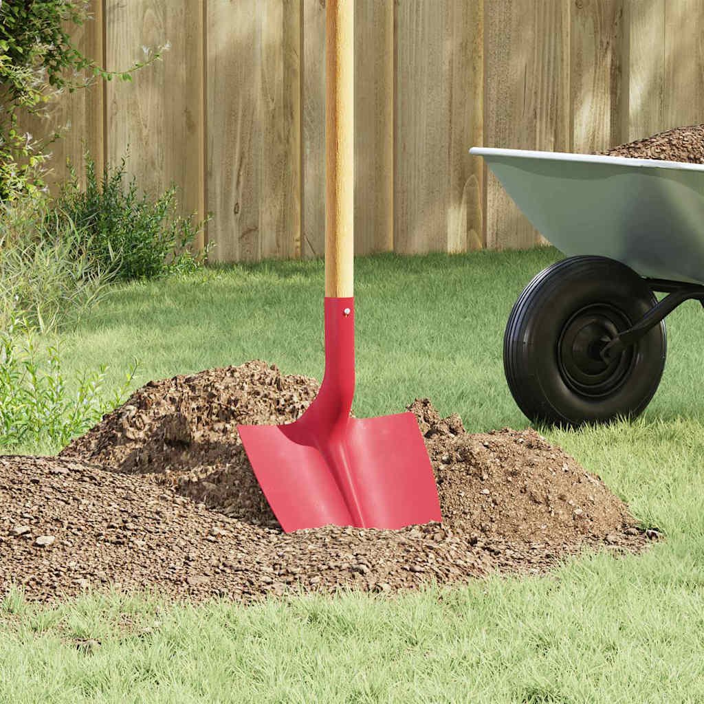 vidaXL Głowica łopaty 4 pcs Czerwony 39,5 x 27,5 cm