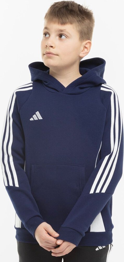 Adidas Bluza dla dzieci adidas Tiro 24 Hooded Sweat granatowa IR7504 152cm