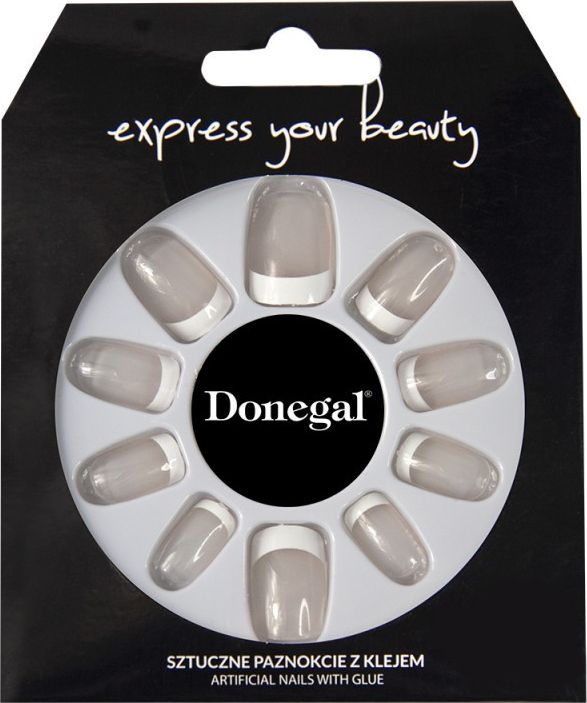 Donegal SZTUCZNE PAZNOKCIE z klejem Express Your Beauty (3041) 1op.-28szt