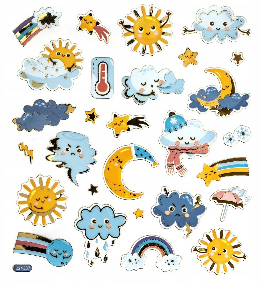 Naklejki Pogoda 28szt