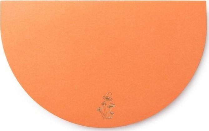 Półokrągły notatnik na biurko - Mushroom