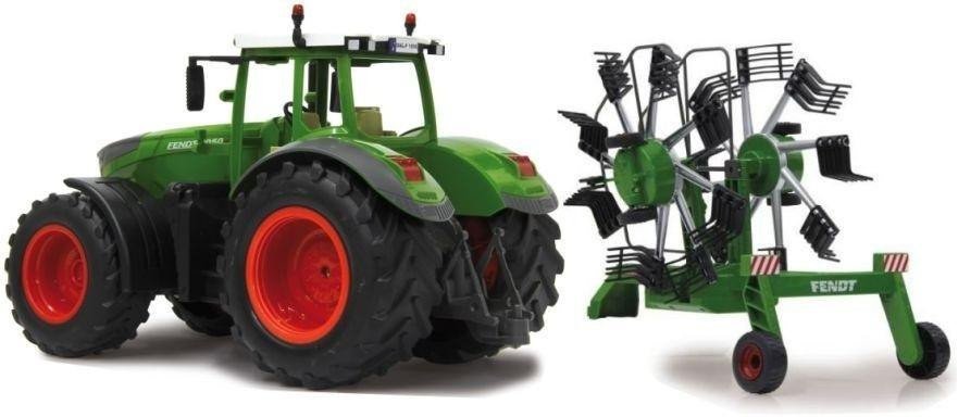 Traktor Fendt R/C + przetrząsarka karuzelowa