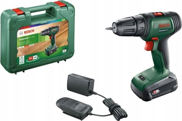 Wiertarko-wkrętarka Bosch UniversalDrill 18 V 1 x akumulator 1.5 Ah (06039D4001)
