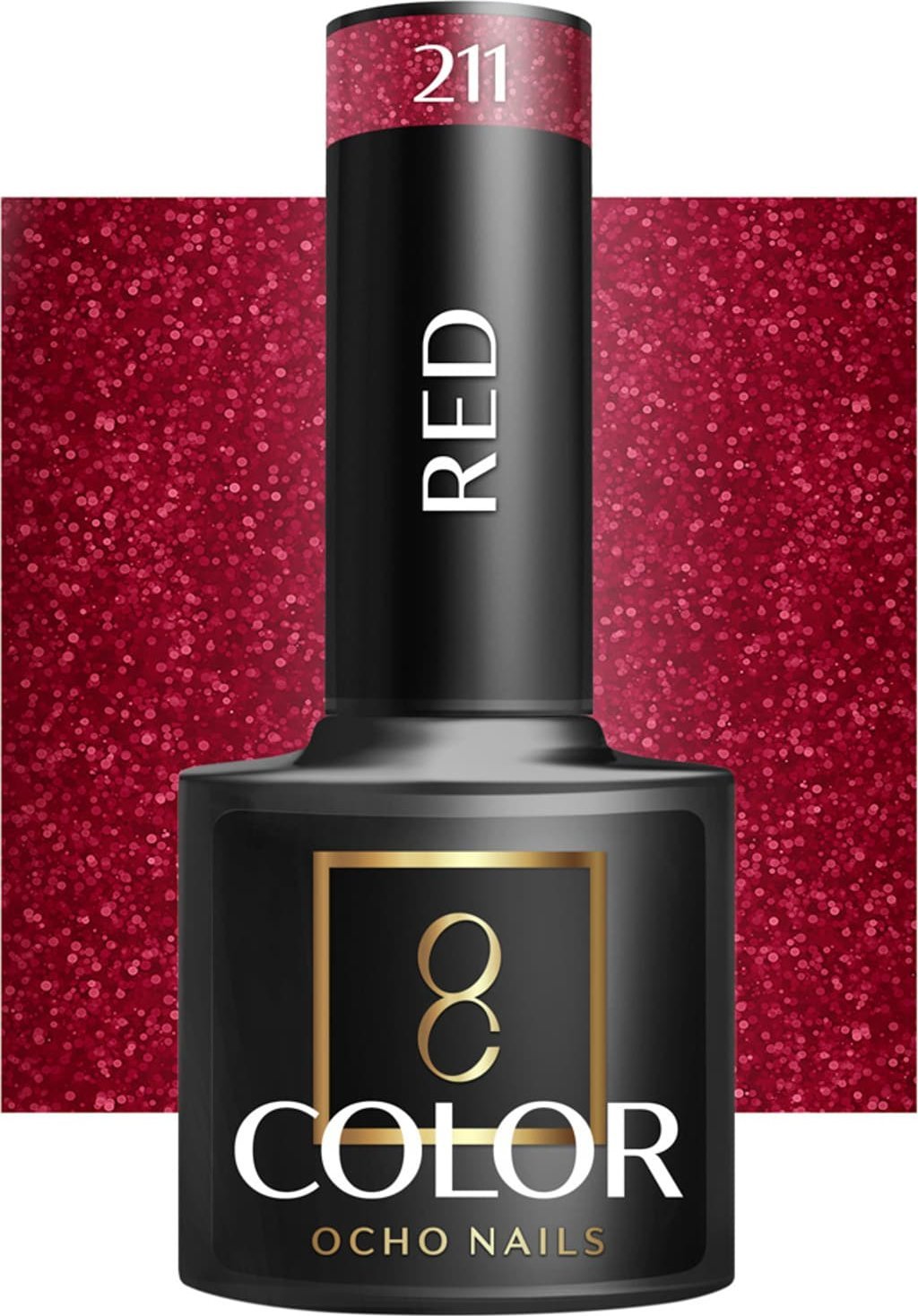 Activeshop OCHO NAILS Lakier hybrydowy red 211 -5 g