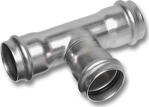 SANHA Trójnik równoprzelotowy SANHA-NIROSAN-Stahl szlachetna d90° d22SANHA