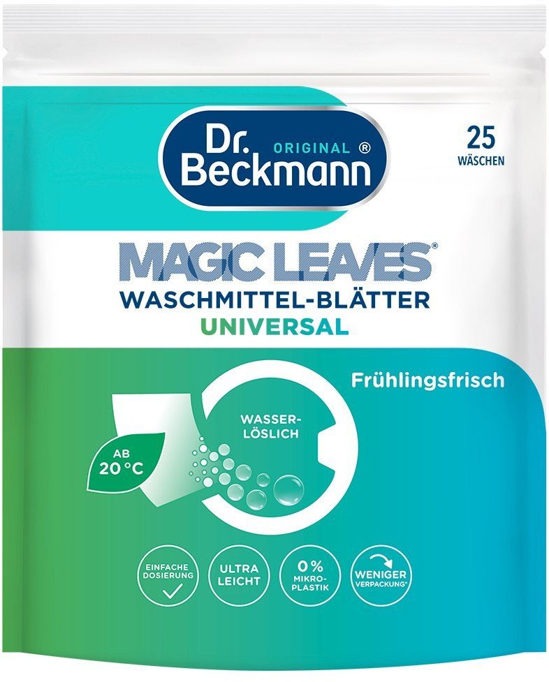 Dr. Beckmann (DE) Dr Beckmann, Magic Leaves, Chusteczki do prania, 25 sztuk (PRODUKT Z NIEMIEC)