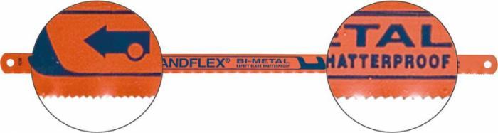 Bahco Brzeszczot do piły ręcznej, bimetalowy HSS, z uzębieniem z podziałką progresywną BAHCO