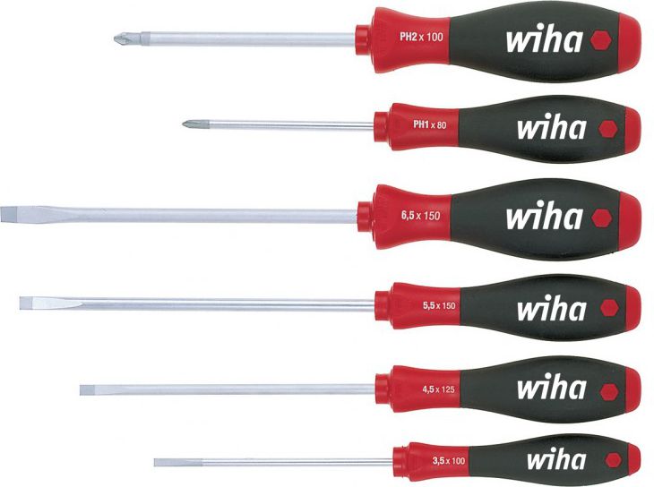 Wiha Zestaw 6 wkrętaków SoftFinish (07153)