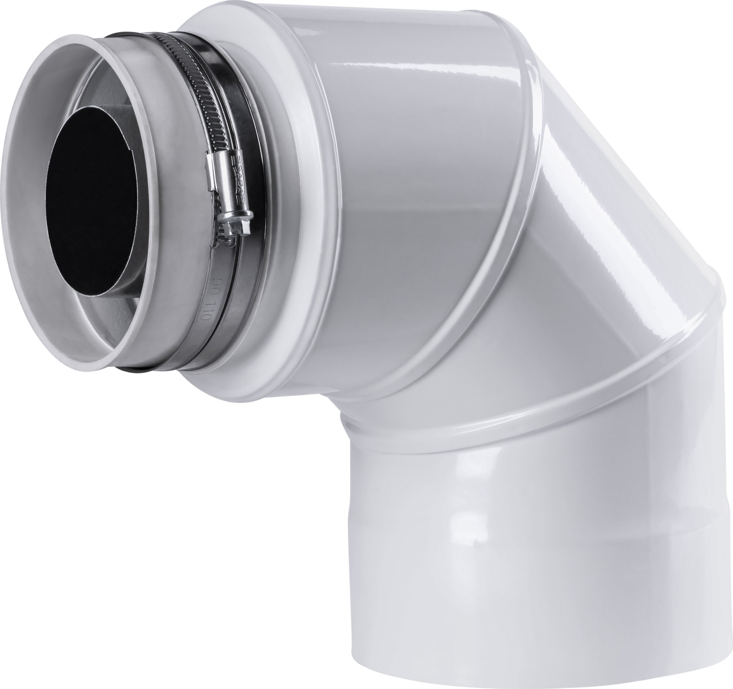 SpiroFlex 60/100-80/125 adapter VK biały