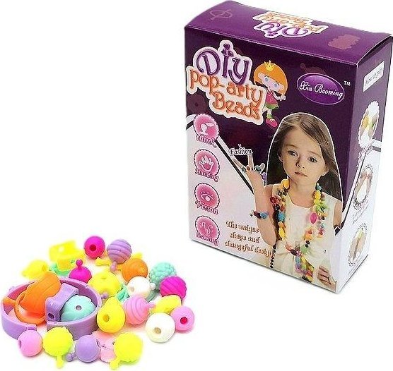 Zestaw koralików do nawlekania 29el