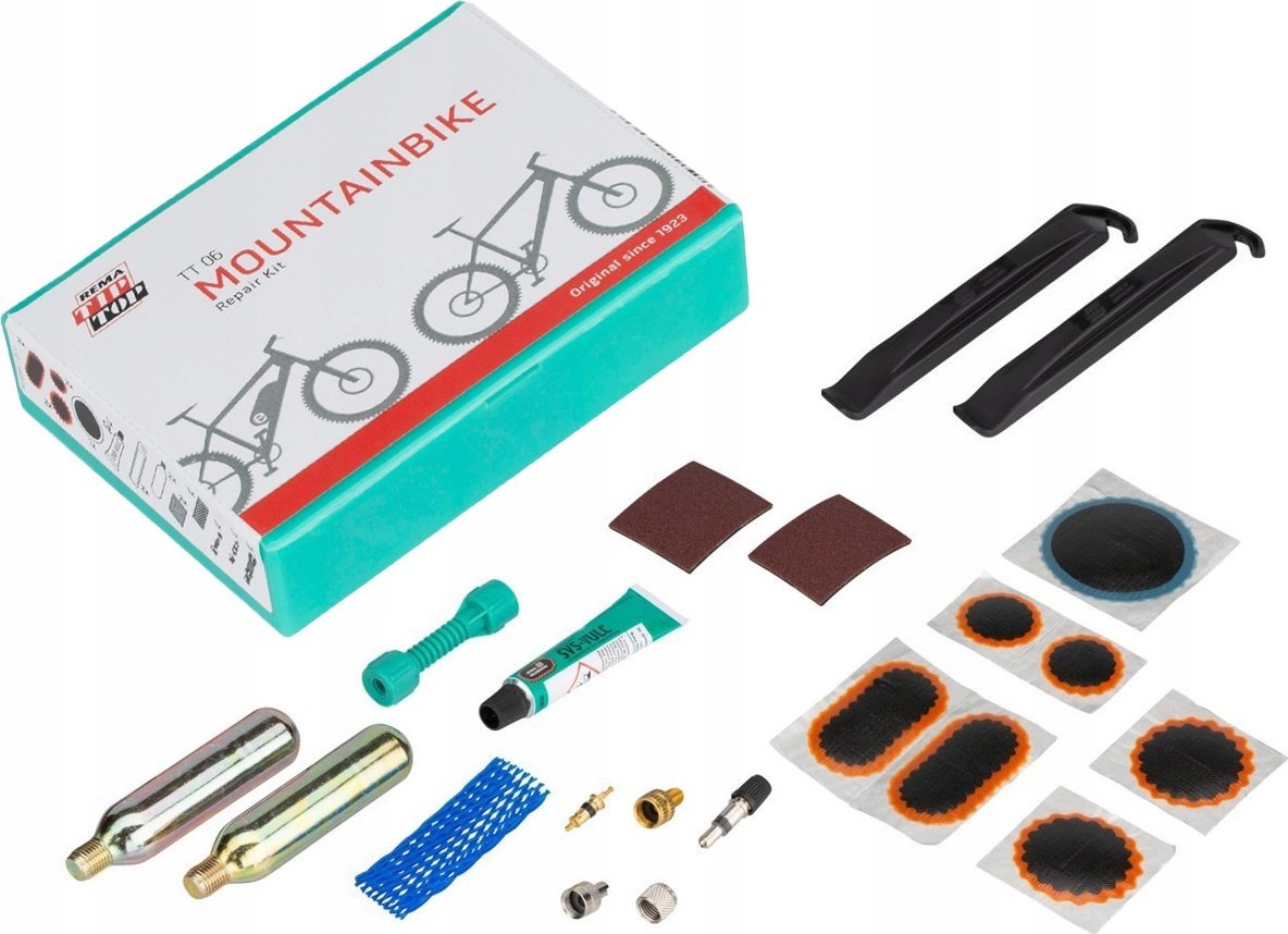 TIP-TOP Zestaw Łatek De Luxe z nabojami CO2 TIP TOP TT06