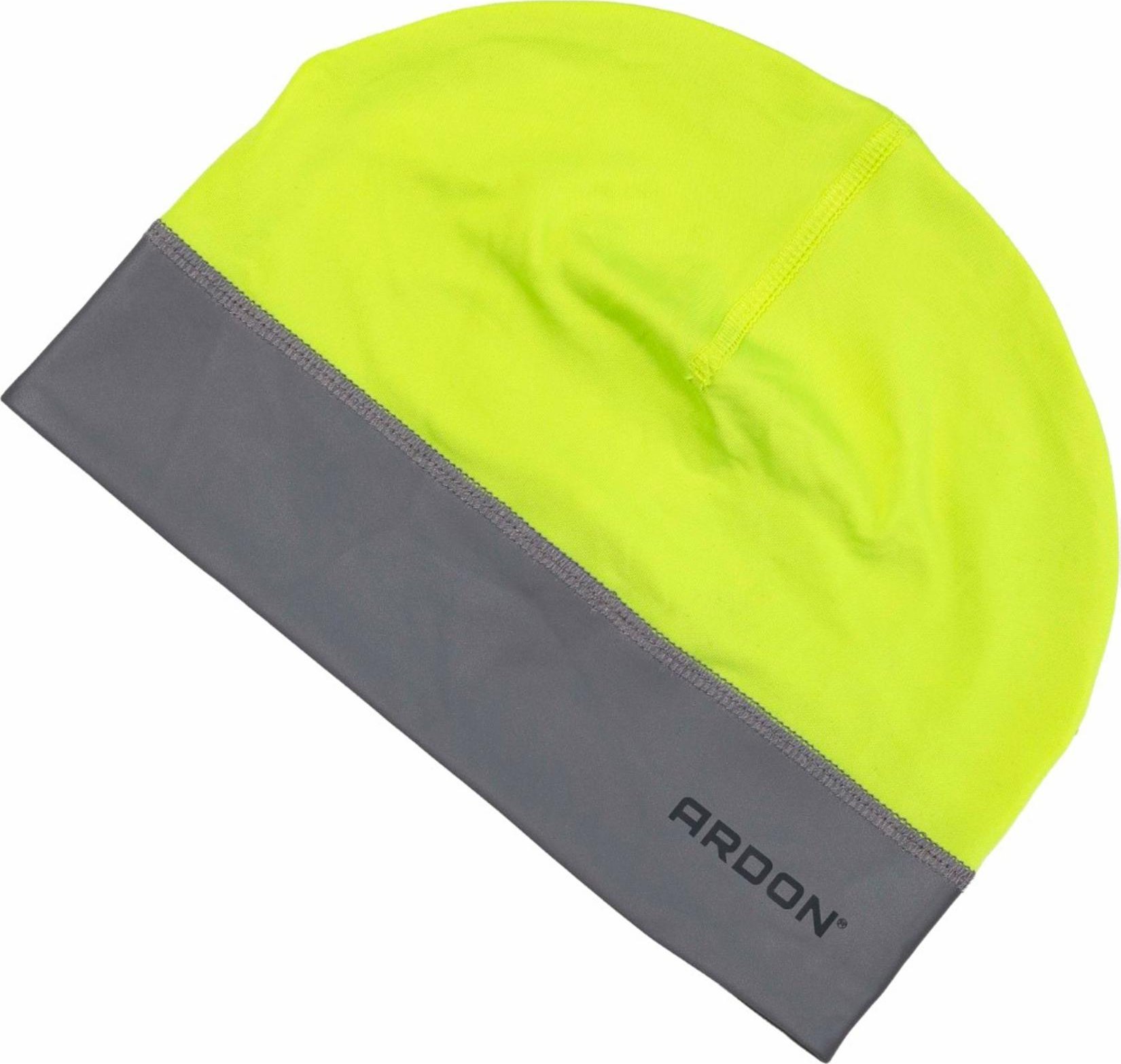 Ardon ARDON FX500 H6181- Funkcyjna czapka żółta hi-vis pasek odblaskowy optymalny komfort termiczny dopasowuje się do kształtu głowy podczas uprawiani