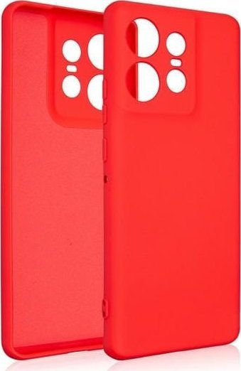 Beline Beline Etui Silicone Motorola Edge 50 Pro czerwony/red