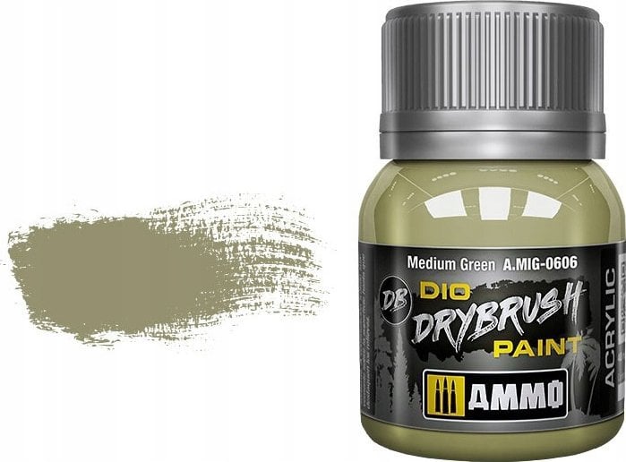 Vallejo Ammo: DIO Drybrush - Medium Green