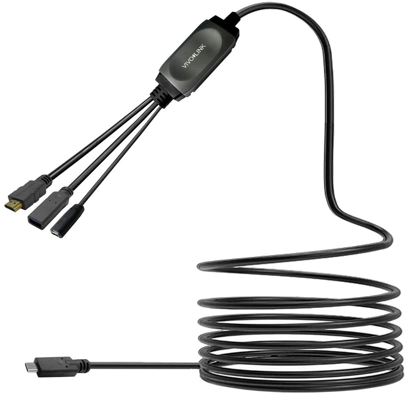 USB-C HUB Cable with USB3.0 &