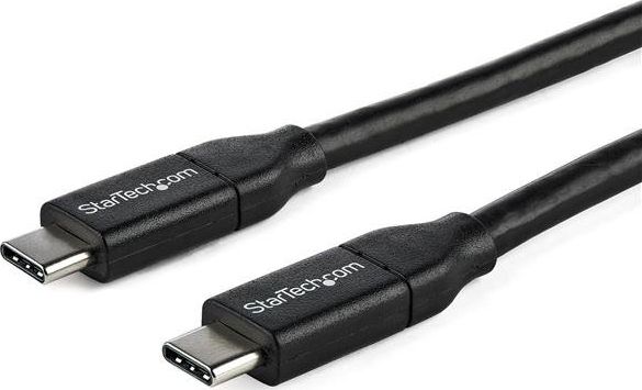 Kabel USB StarTech USB-C - USB-C 1 m Czarny (USB2C5C1M)