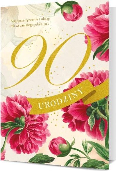 Pan Dragon Karnet B6 90 urodziny K.B6-1909