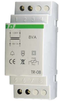 F&F Transformator sieciowy TR-08 230V/8V AC TR-08