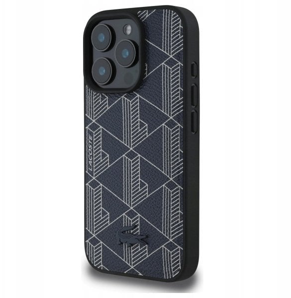 Lacoste LCHMP16LPBSV iPhone 16 Pro 6.3" granatowy/navy hardcase Blend Monogram MagSafe