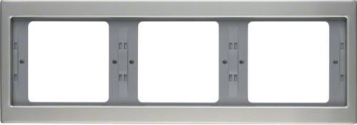 Berker Ramka potrójna K.5 pozioma stal szlachetna nierdzewna (13737004)