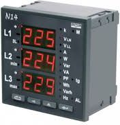 Lumel Miernik sieci 3-fazowej wej. I 5A wej. U 3x230/400V bez atestu KJ (N14 22000)