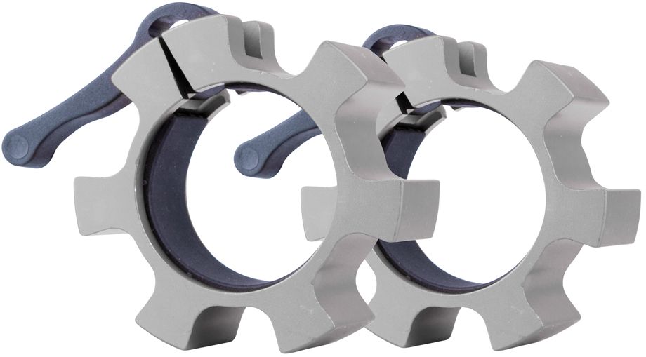 inSPORTline Olimpijski aluminiowy zacisk na gryf CL-21 50mm Srebrny (12715-2)