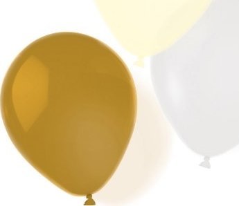 AMSCAN 8 Balonów lateksowych Gold Brush 25,4cm / 10" 8 szt 9904898