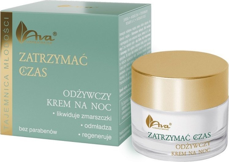 Ava Zatrzymać Czas Krem na noc liftingująco-odżywczy 50ml
