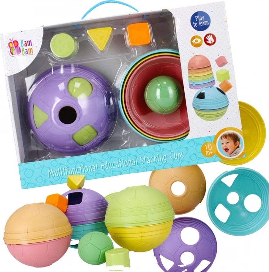 BamBam BAM BAM SORTER KUBECZKI WIELOFUNKC 39X29X10 WB12