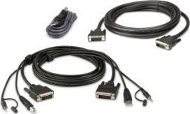 Kabel Triton ATEN 2L-7D02UDX3 USB DVI-D Dual Link Dual Display Secure KVM Kabel Set