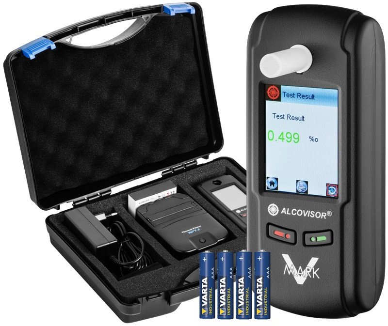 Alkomat elektrochemiczny AlcoVisor Mark V Plus (Black) z drukark�