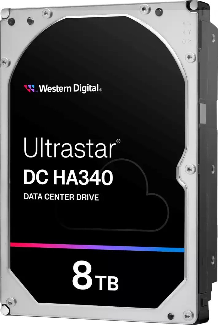 Dysk WD WD Ultrastar DC HA340 WUS721208BLE6L4 - Festplatte - Datencenter - 8 TB - intern - 3.5" (8.9 cm) - SATA 6Gb/s - 7200 rpm - Puffer: 256 MB