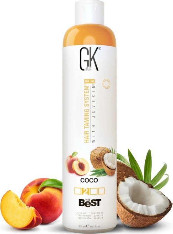 GK HAIR (Global Keratin) Global Keratin, The Best Coco, Hair Cream Treatment, For Smoothening, 300 ml For Women