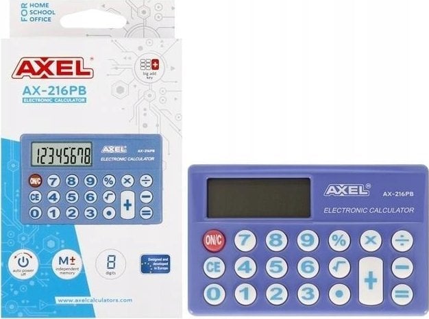 Kalkulator Axel KALKULATOR AXEL AX-216PB PUD 50/200
