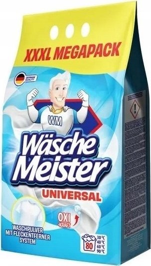 Waschemeister WascheMeister Universal proszek do prania 6 kg 80p