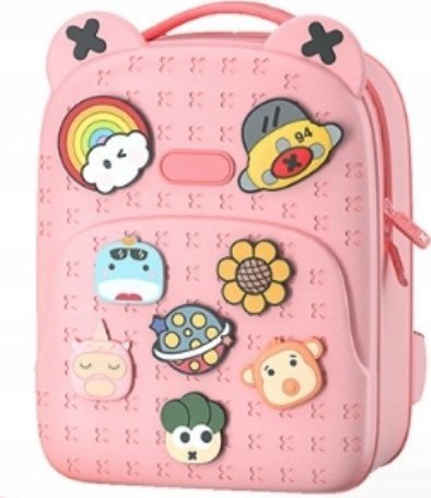 Pan i Pani Gadżet Granatowy Dziecięcy Plecak Wodoodporny Do Szkoły Przedszkola Silikonowy