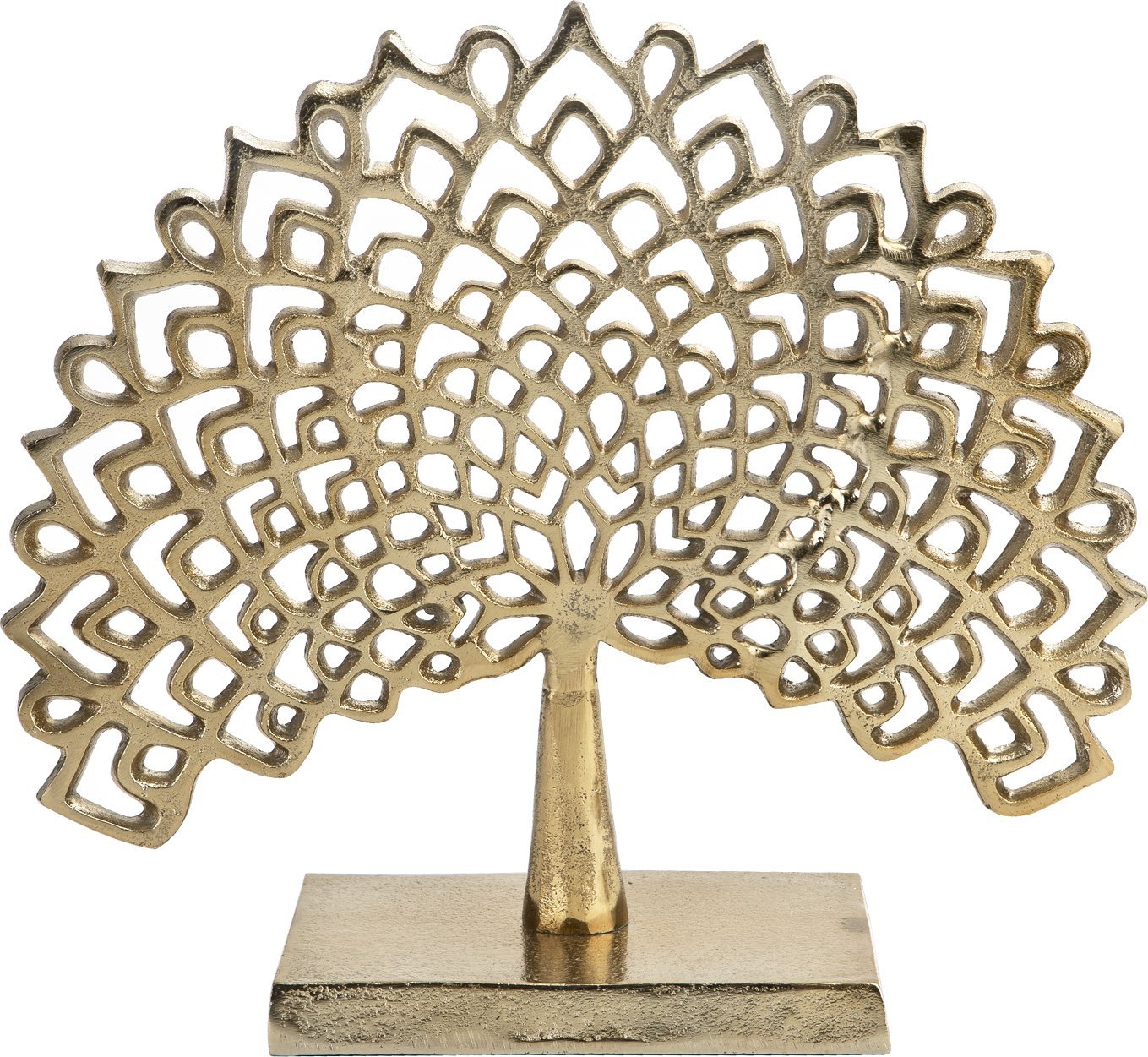 Figurka ozdobna drzewko złote IR0075