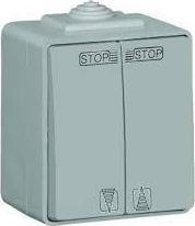 Efapel EFAPEL WATERPROOF48 ŁĄCZNIK ŻALUZJOWY N/T IP65 SZARY 48290 KCZ